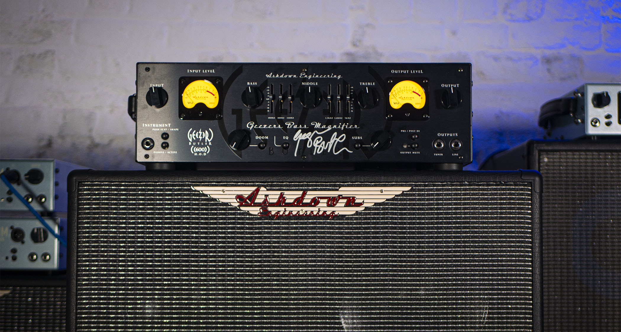 Geezer Butler&#039;s signed Ashdown amp heads from Black Sabbath&#039;s Back to the Beginning show are being sold exclusively via Reverb, signed by the man himself.
