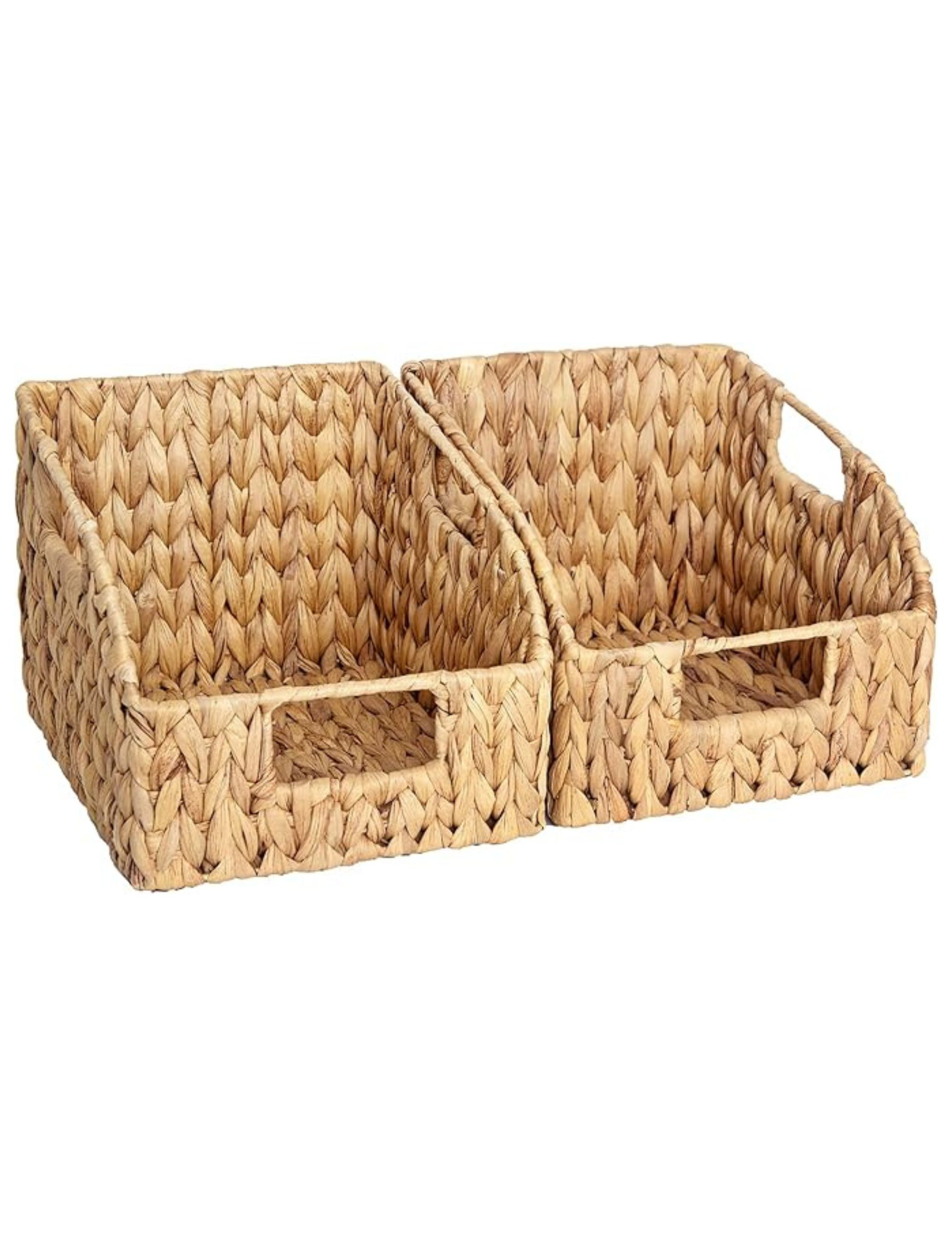 Amazon, Storageworks Wicker Pantry Baskets, Set of 2