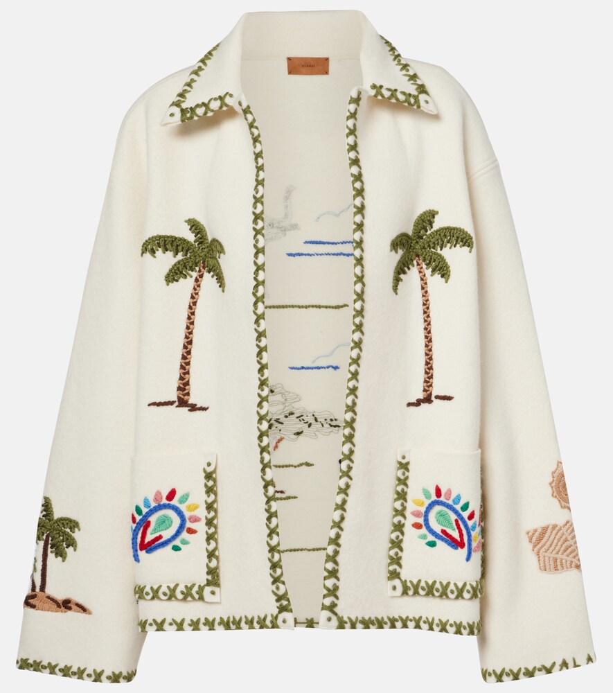 Remember Me Embroidered Virgin Wool Jacket