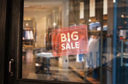 Big Sale, Suit Shop, Fashion Shop, Small Business, Closed Shop