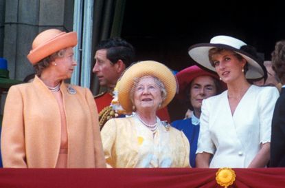 The Queen, Queen Mum and Princess Diana