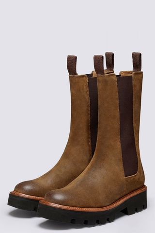 high brown chelsea boots, best winter boots