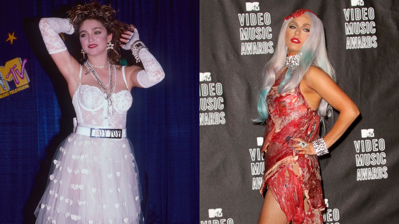 mtv vmas - madonna and lady gaga