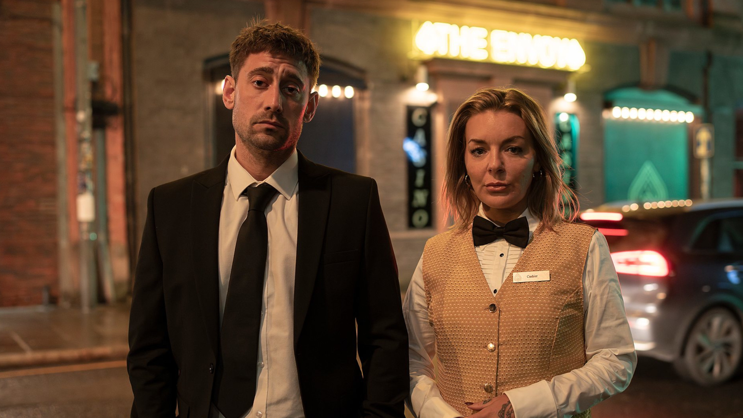 Michael Socha and Sheridan Smith star in new BBC drama The Cage.