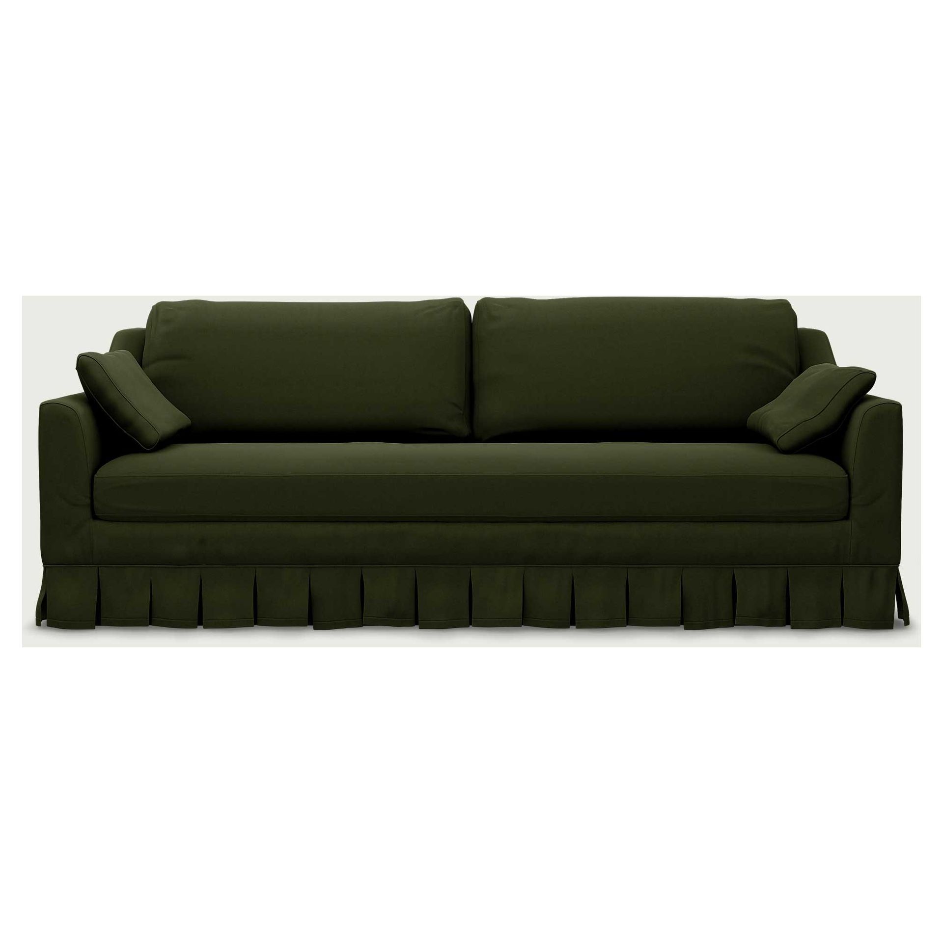box pleat sofa