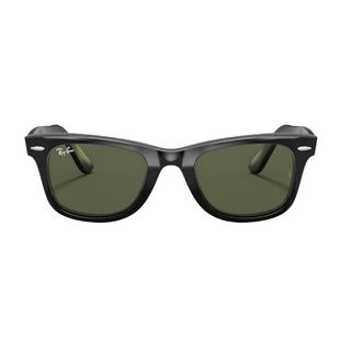 Pair of black wayfarer sunglasses