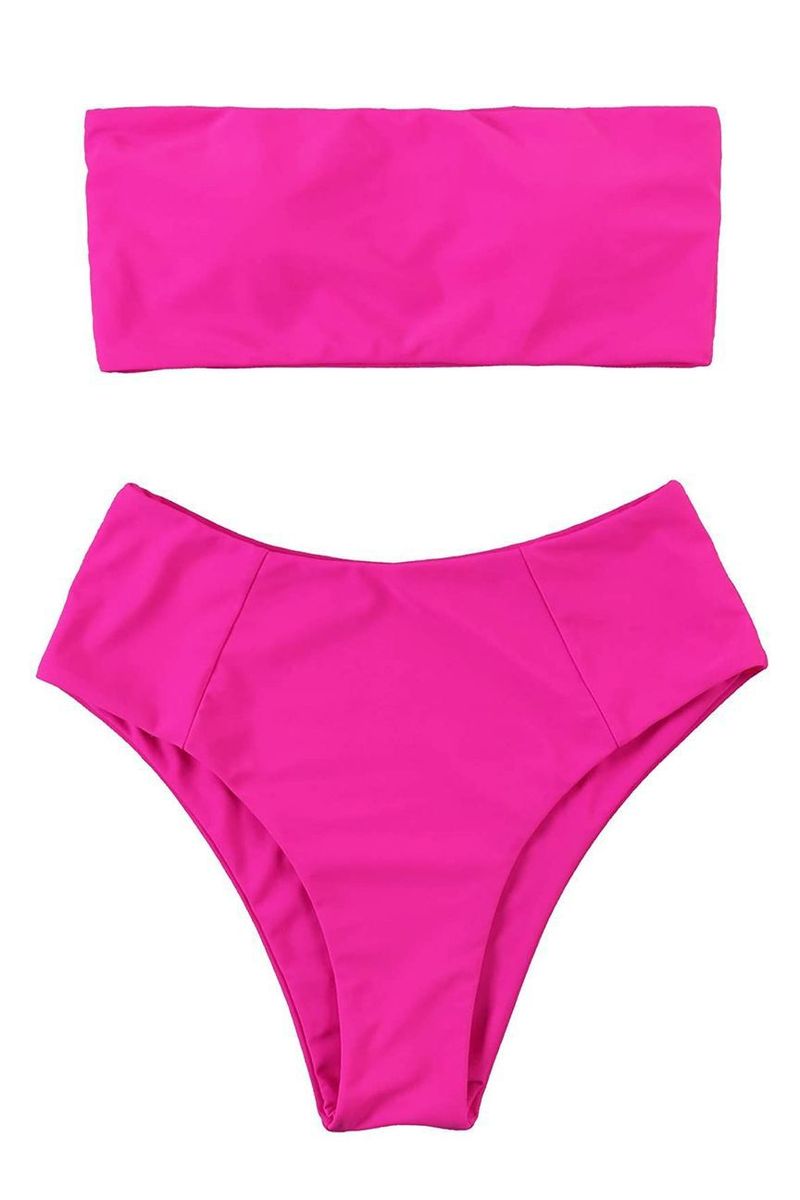 RUUHEE High-Waisted Bandeau Swimsuit
