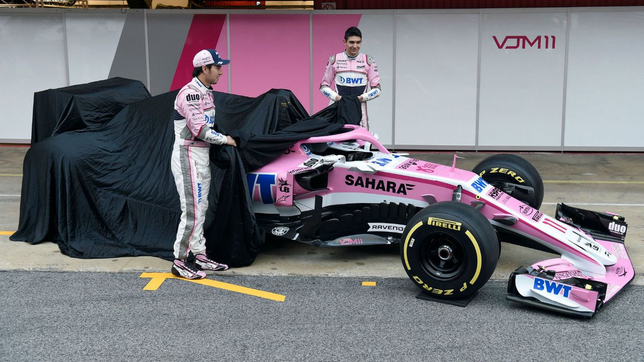 Force India VJM11 car launch 2018