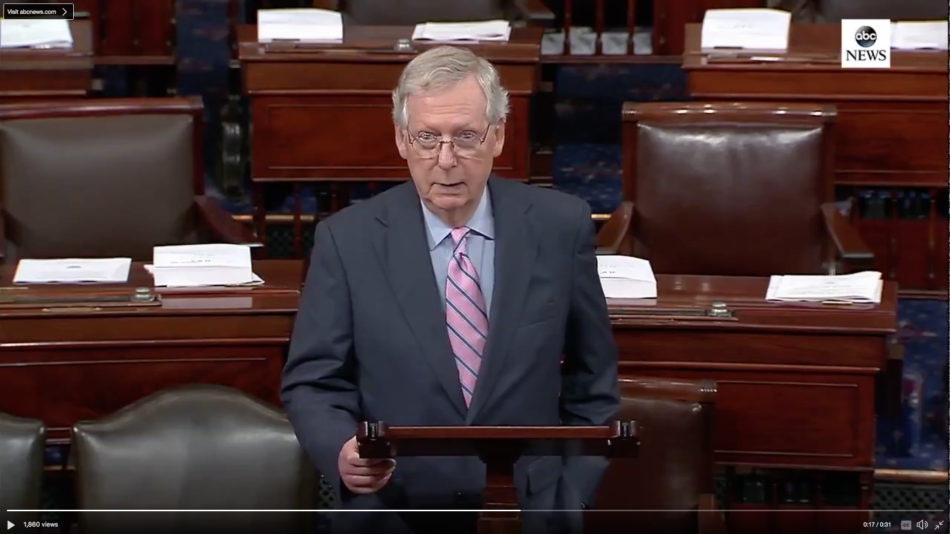 Mitch McConnell says with a straight face that 'it's imperative that ...