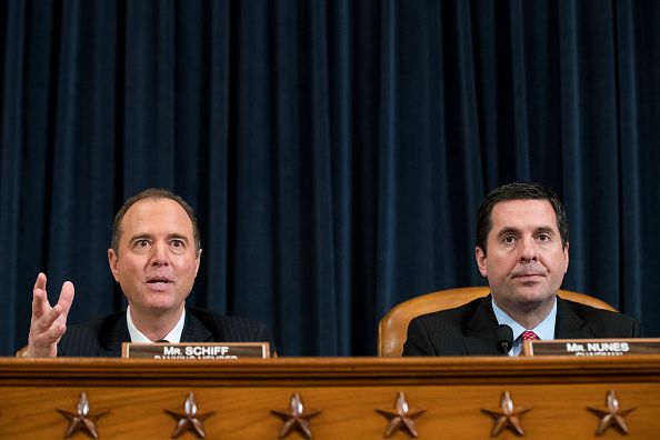 Adam Schiff, left, and Devin Nunes.