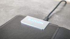 A close up shot of the USB-C port on the Magic Mat Pro