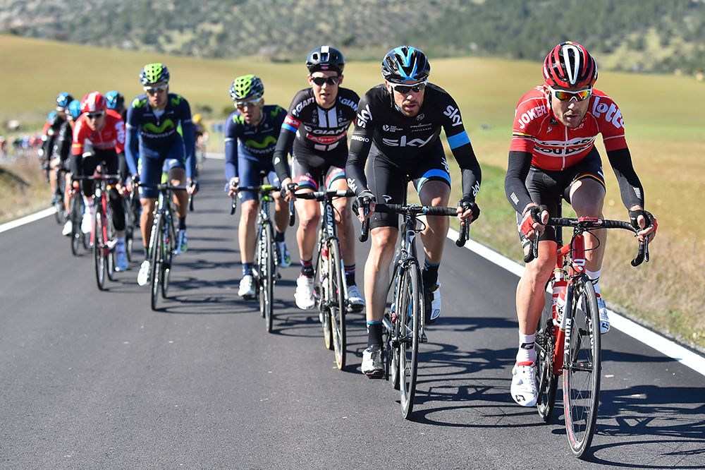 Maxime Monfort (Lotto-Soudal) and Xabier Zandio (Team Sky)