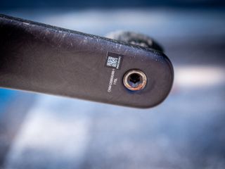 Powless uses what could be considered relatively short cranks at 170mm