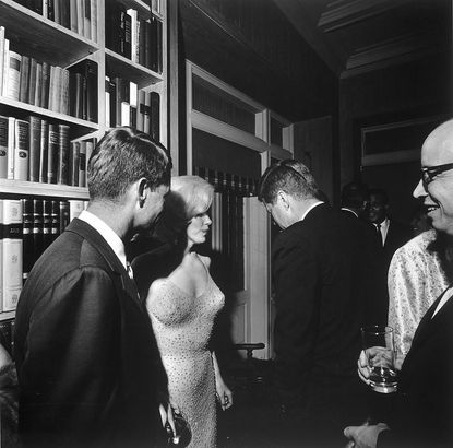 Marilyn Monroe With John F. Kennedy 