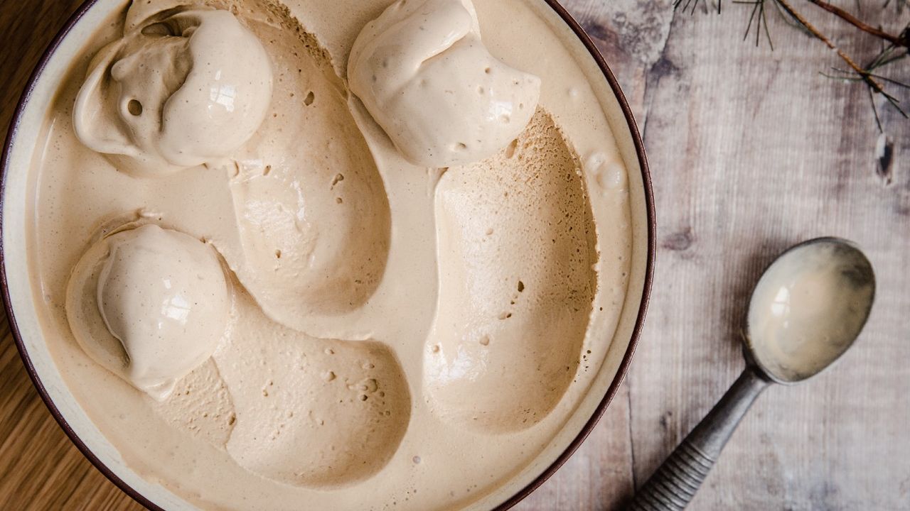 Gingerbread ice cream recipe by Robert Welch and From The Larder’s Georgina Hartley