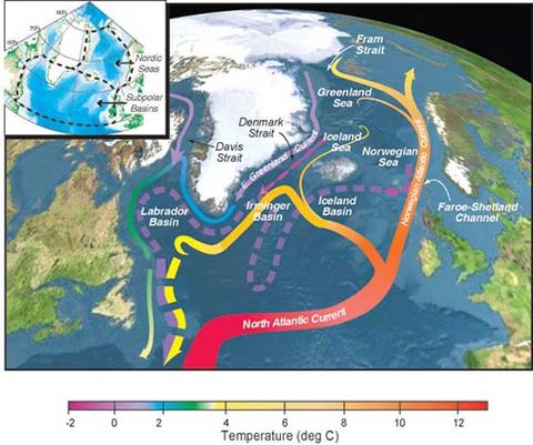 Теплое течение европы. Норвегия Гольфстрим теплое течение. Гольфстрим 2023. Течение Гольфстрим на карте. Гольфстрим течения Атлантического океана.