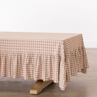 McGee & Co. x Loeffler Randall Gardenia Ruffle Border Tablecloth