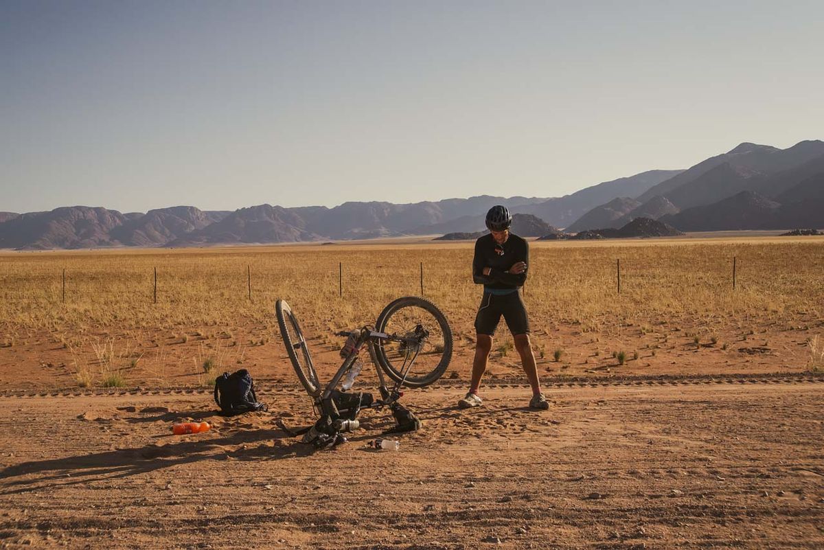 Day 7 of the 2022 Rhino Run, 2,750km from South Africa's Western Cape through to Windhoek in Namibia