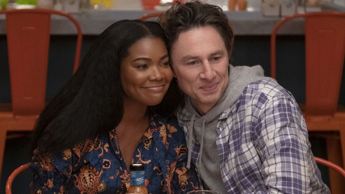 Zach Braff and Gabrielle Union in Cheaper By the Dozen.