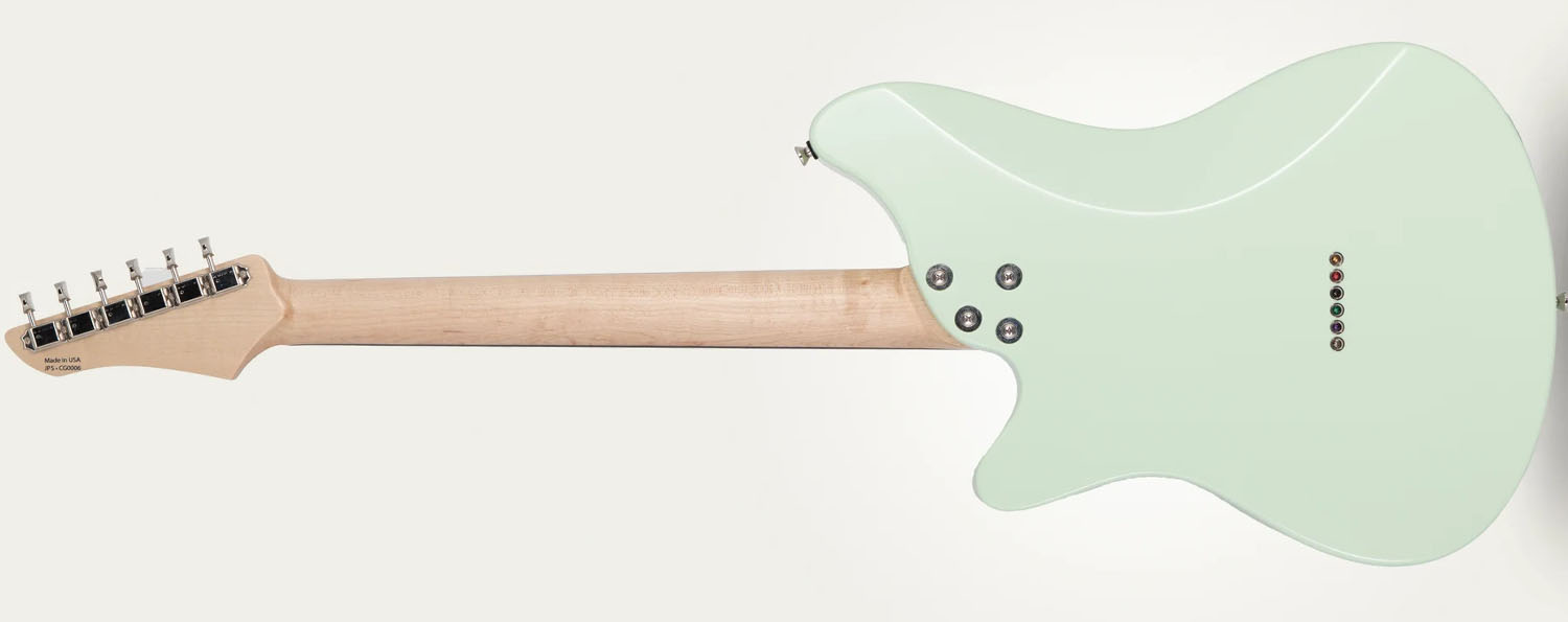 John Page The DL: available in Black, White, Retro Mint and Tahitian Coral, this premium S/P90/P90 electric is steeped in classic American custom shop quality.