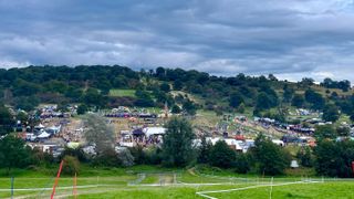 Overview of a MTB festival