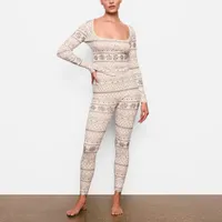 Skims Logo Pointelle Henley and Legging Gift Set:was £88now £42 at Skims (save £46)