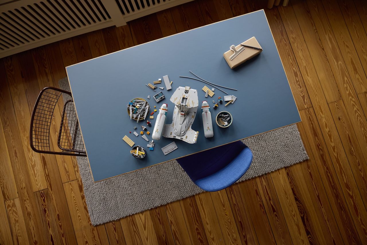 LEGO Star Trek set from multiple angles