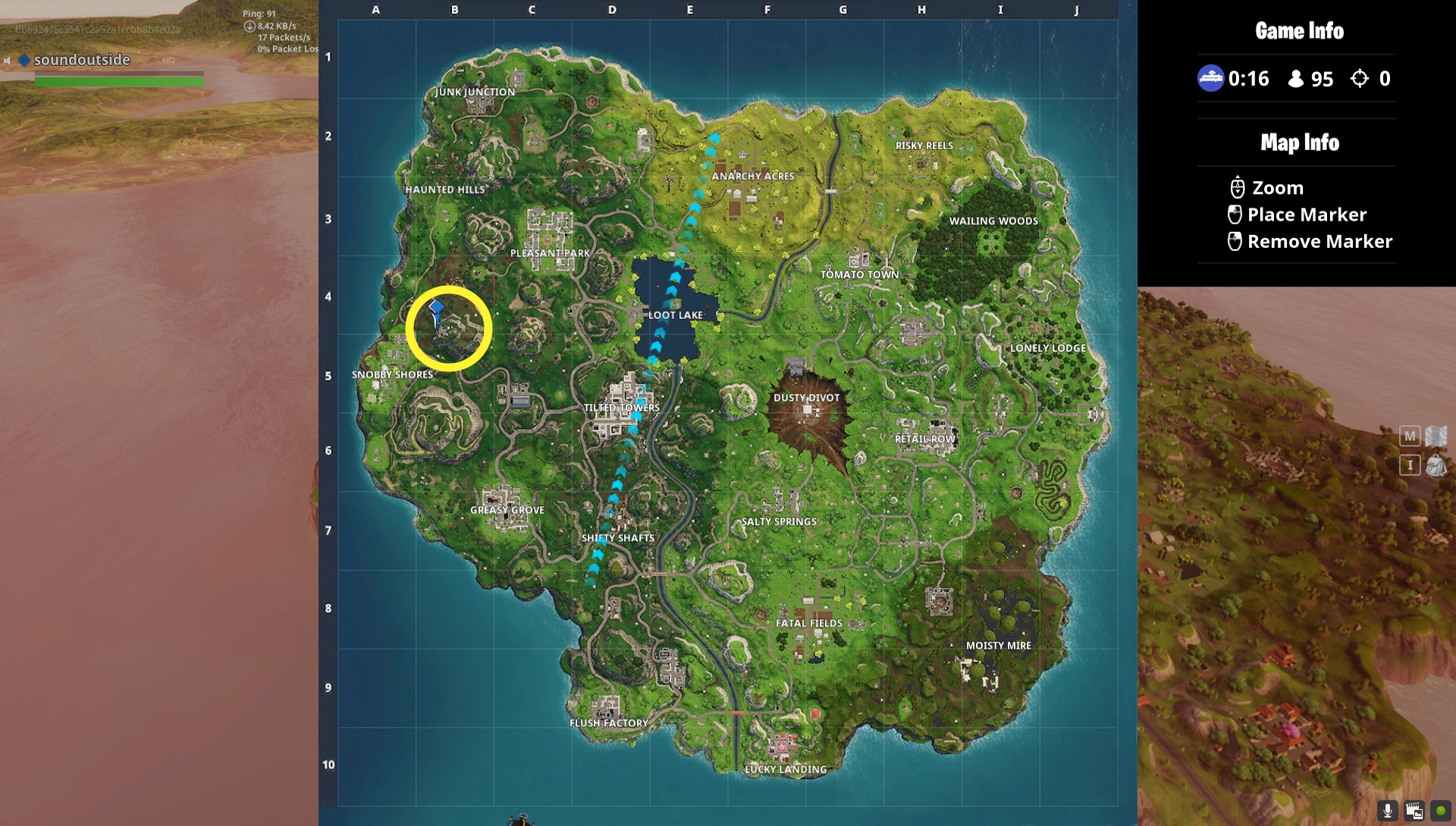 Greasy Grove treasure map location - Fortnite Season 4 guide  PC Gamer