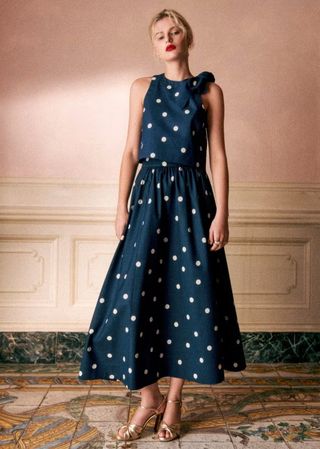 Sezane polka dot co-ord