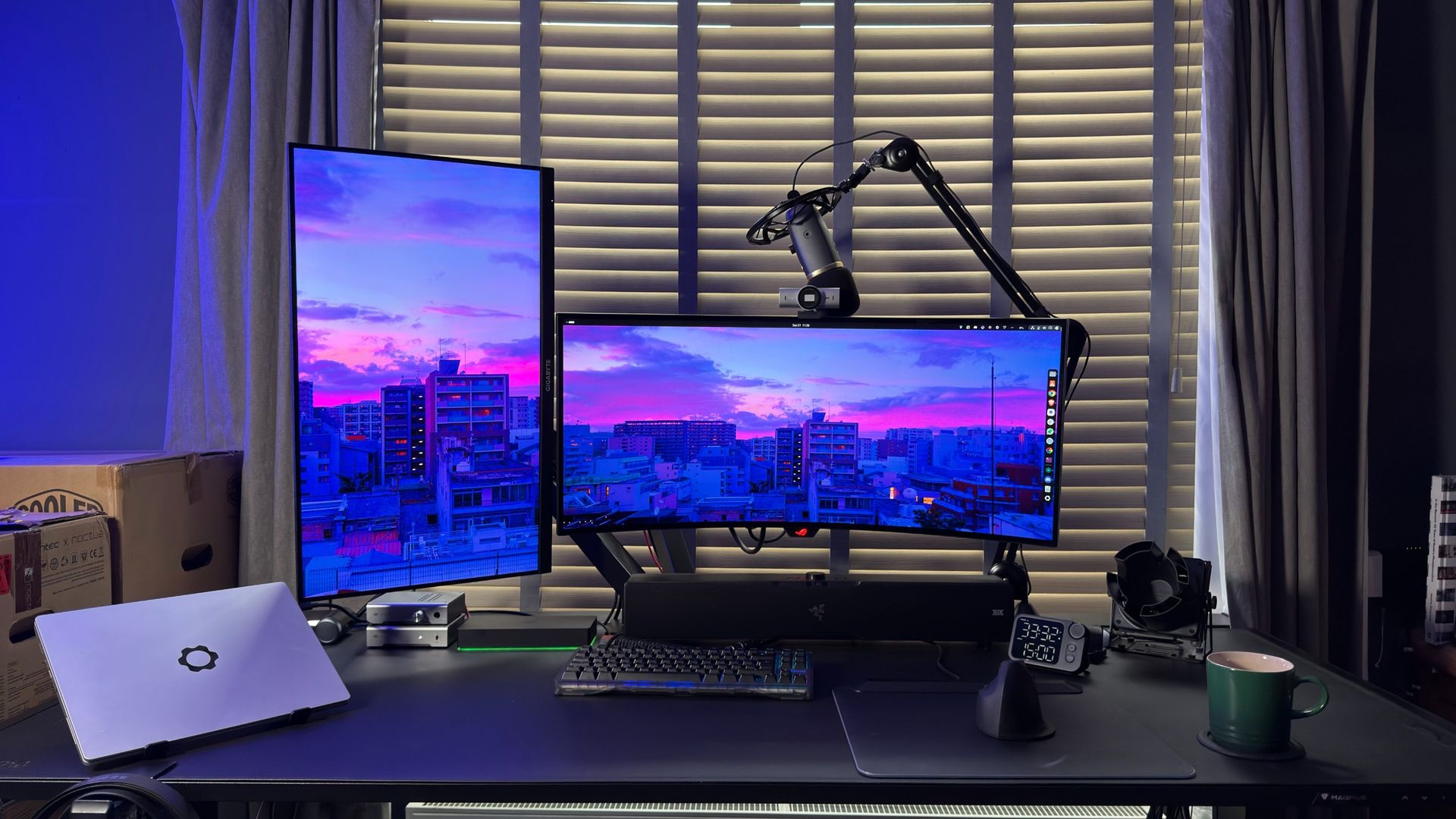 Jacob Ridley's desk