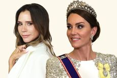 A comp image of Victoria Beckham and Kate Middleton