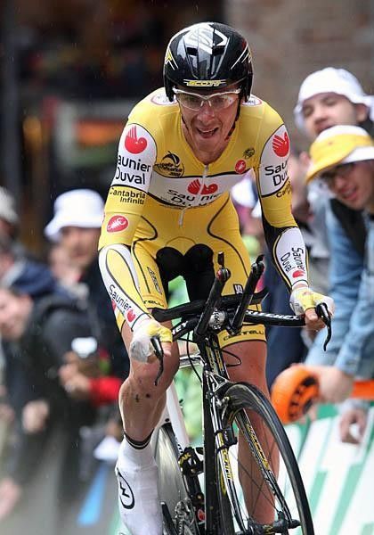 Riccardo Ricco' surprised by finishing 16th - nine seconds faster than Di Luca.
