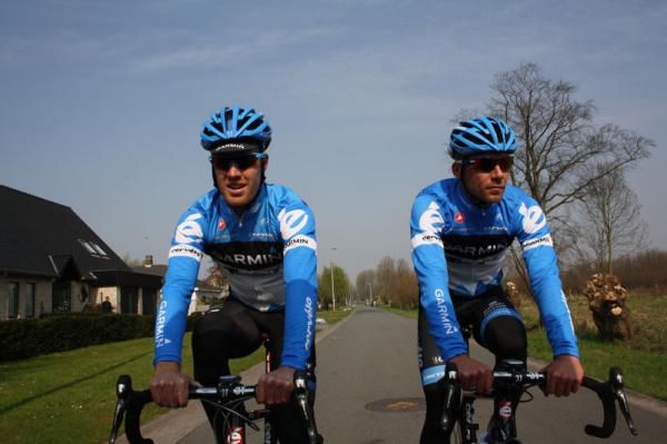 Tyler Farrar and Andreas Klier