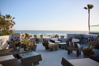 terrace Inside the Venice Beach home of designer Lenny Steinberg