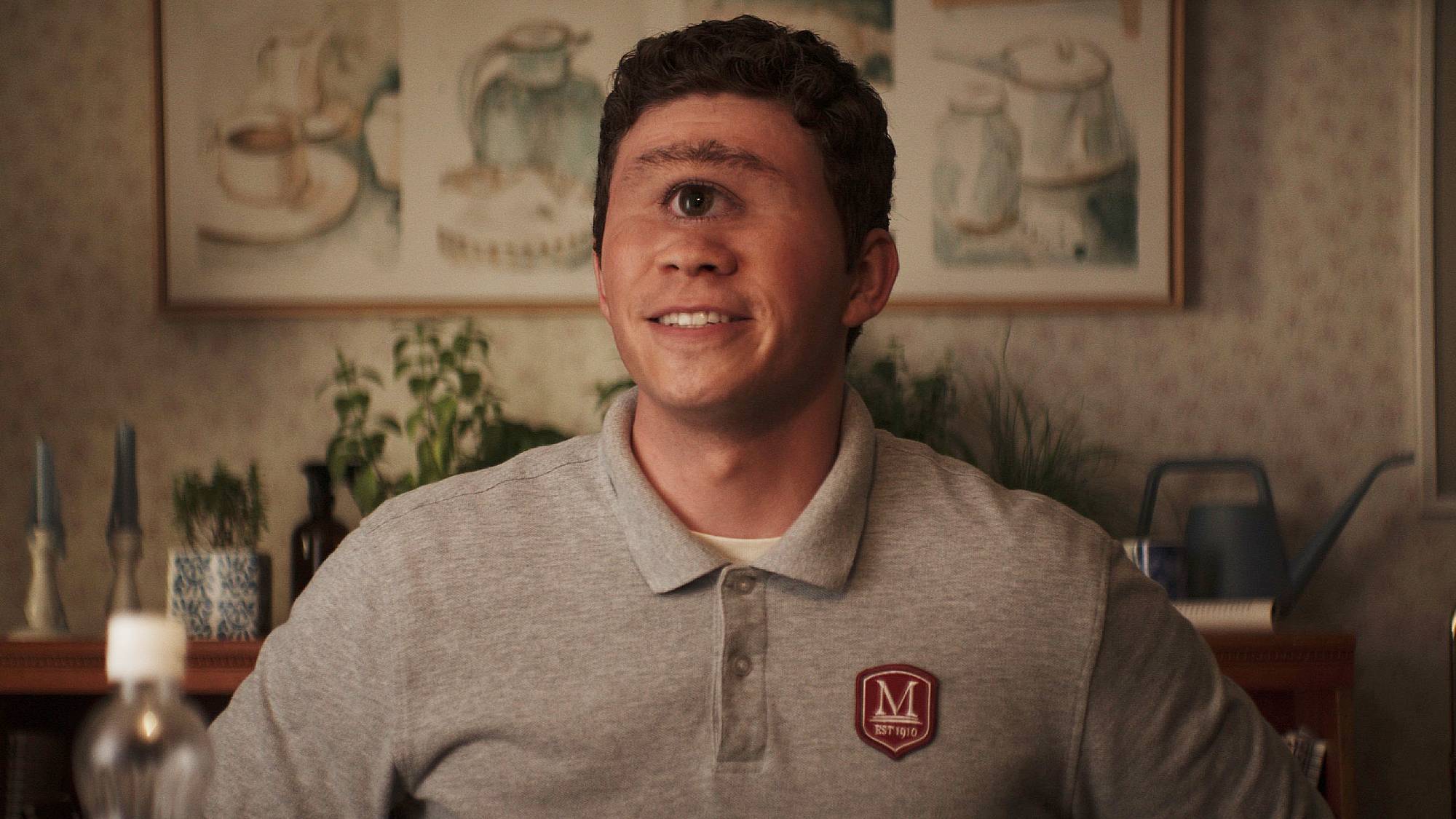 Daniel Diemer as Tyson in &quot;Percy Jackson&quot; season 2