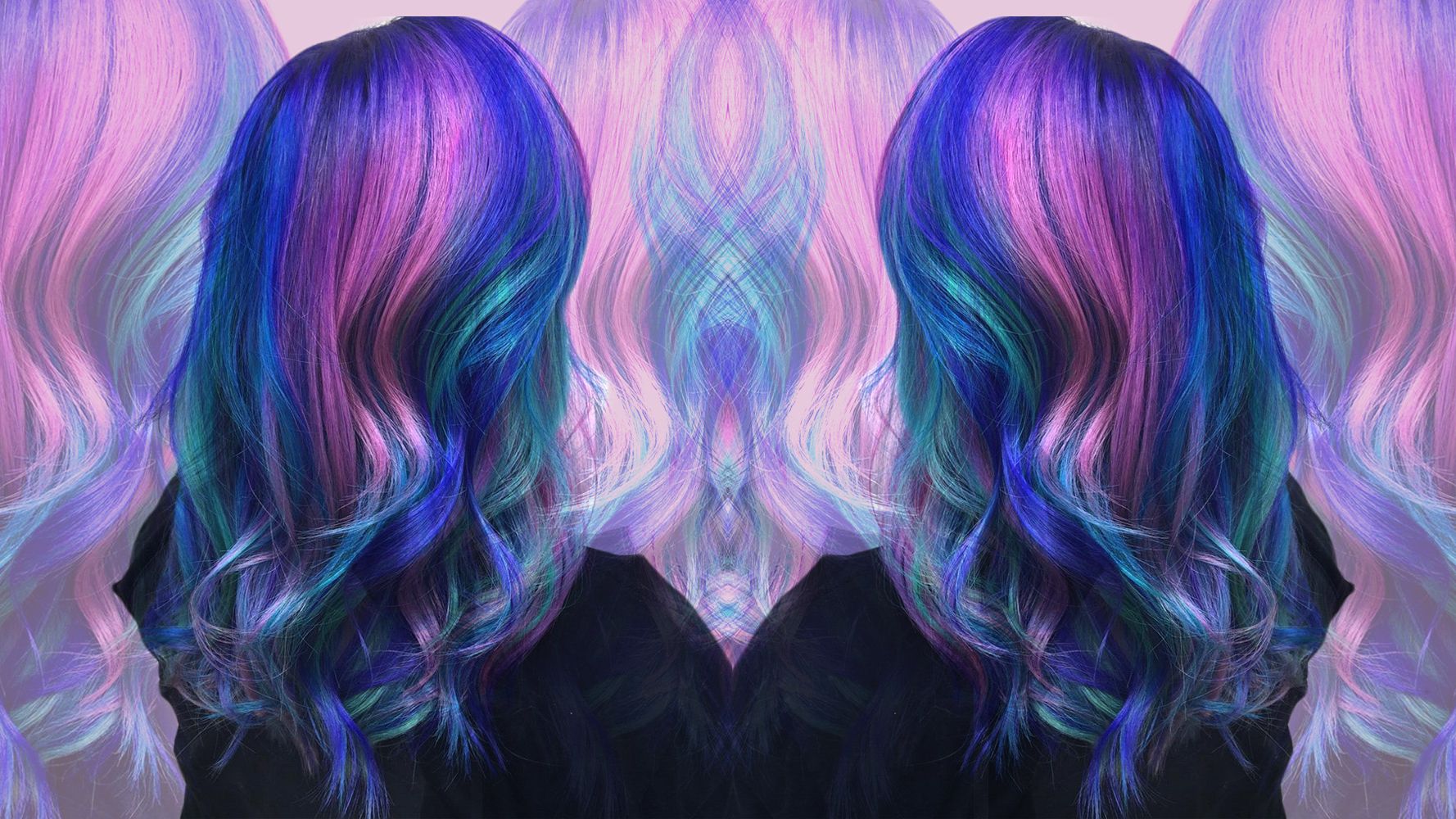 Galaxy Hair Trend - Multicolored Hair Trends | Marie Claire