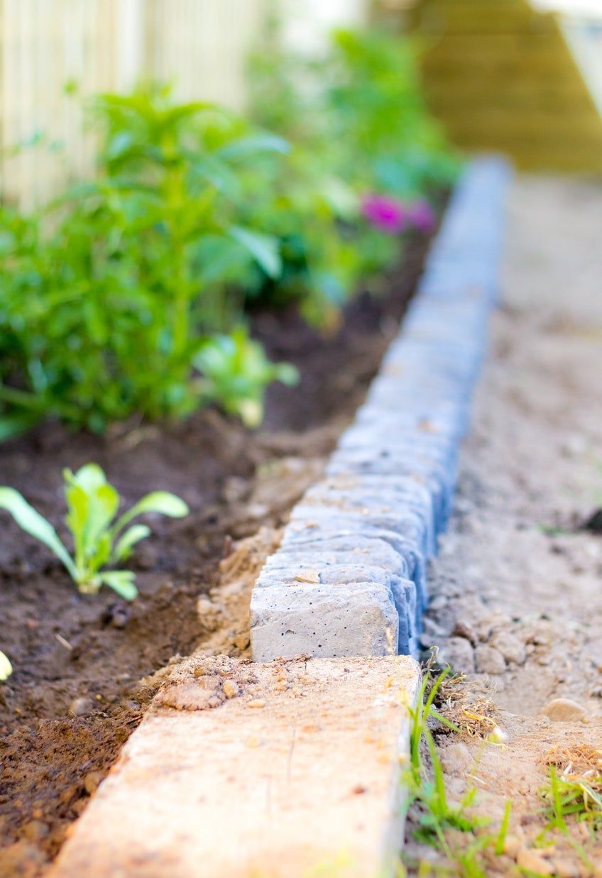 Rock Stone Garden Border