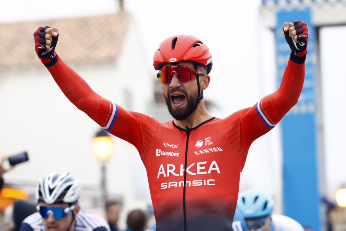 Tour de la Provence 2020 5th Edition 1st stage Chateaurenard Saintes MariesdelaMer Stage 1 13022020 Nacer Bouhanni FRA Team Arkea Samsic photo Luca BettiniBettiniPhoto2020