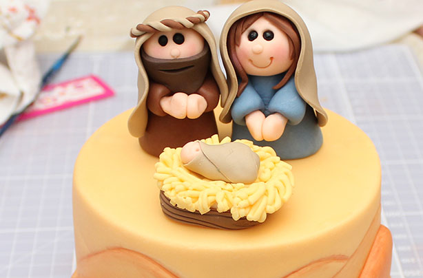 CHRISTMAS NATIVITY SCENE CAKE TOPPER KIT 10 PIECES! | eBay