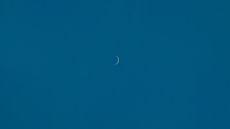 Venus as a razor-thin crescent as it nears inferior conjunction with the sun.