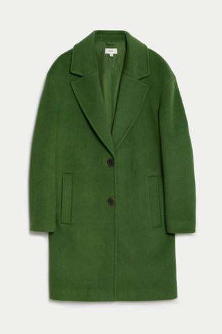 M&S, Twill Single Breasted Relaxed Coat