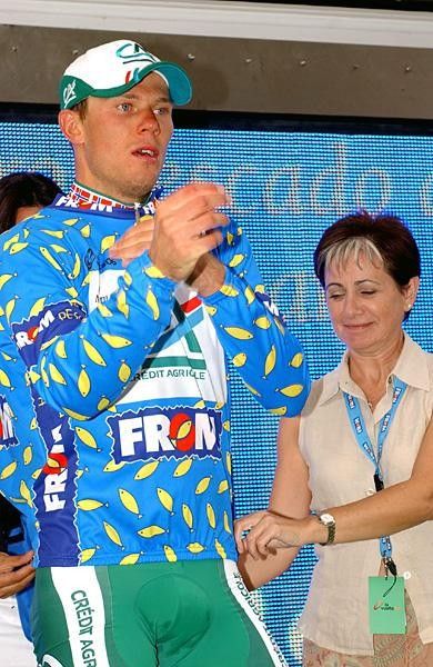 Thor Hushovd (Credit Agricole) finished fourth and increased his lead in the points classification