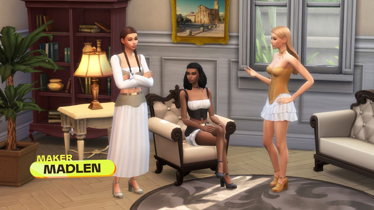The Sims Market screen