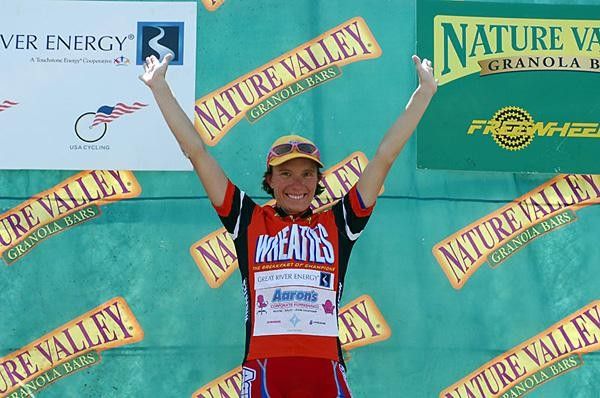 The Wheaties Sprint Champion Rebecca Larson (Aaron's).