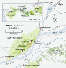 Savenni&egrave;res map