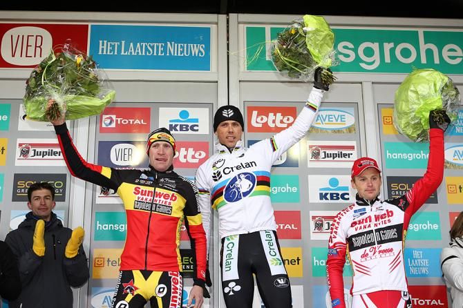The podium in Hoogstraten