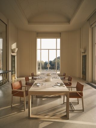 Zara Home Vincent Van Duysen dining room collection in home setting