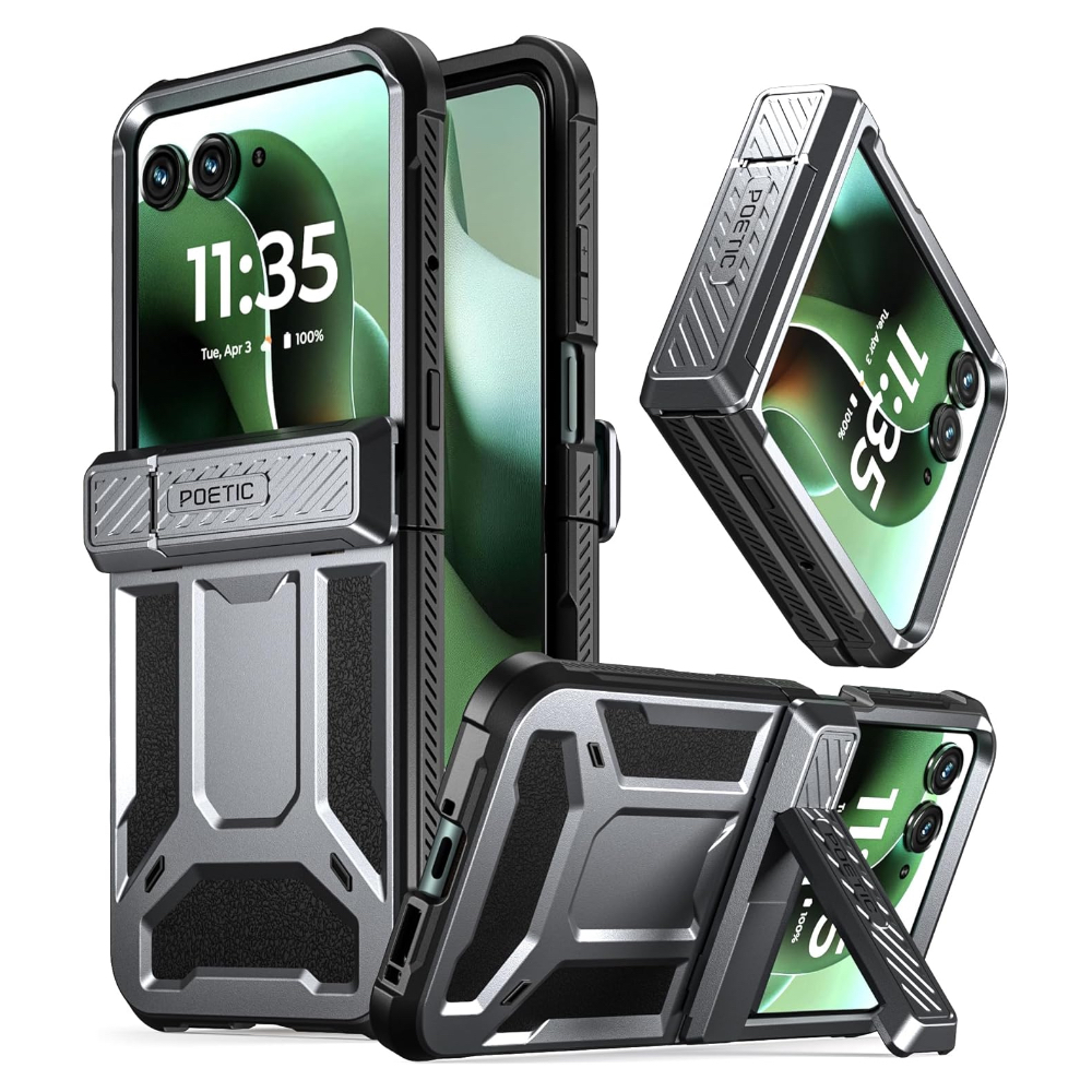 A render of the Poetic Spartan case for the Motorola Razr Ultra 2025.
