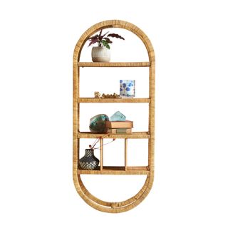 Selena Rattan Shelving Unit from Anthropologie