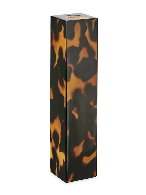 Faux Tortoise Candle Stick